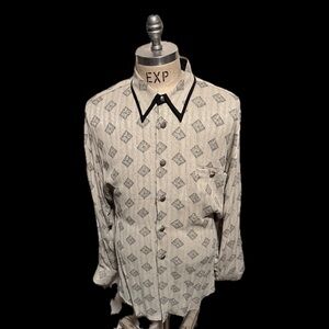 Men's Geometric Pattern Shirt